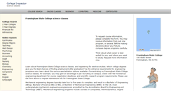 Desktop Screenshot of framinghamstatecollege.org